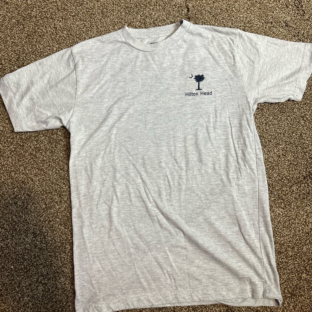 Men’s Hilton Head Tshirt short sleeve Grey size M